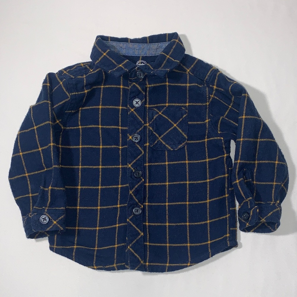 Wonder Nation Flannel Shirt Size 12 Months